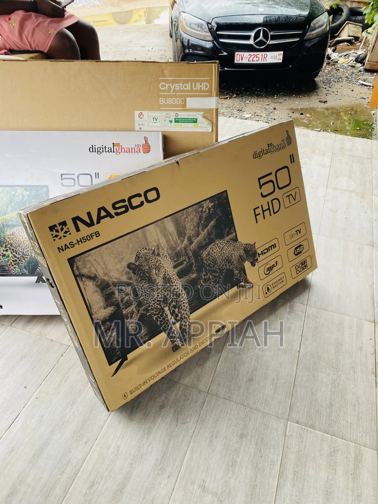 Brand New Nasco 50 InchLed FHD Digital Satellite Television