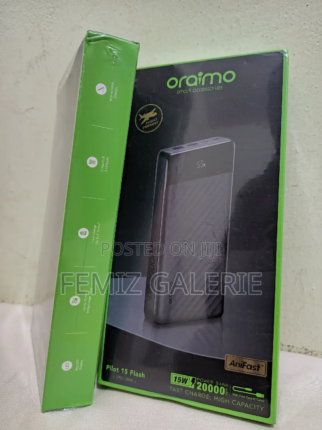 Oraimo Pilot 15 Flash 20000mah 15W