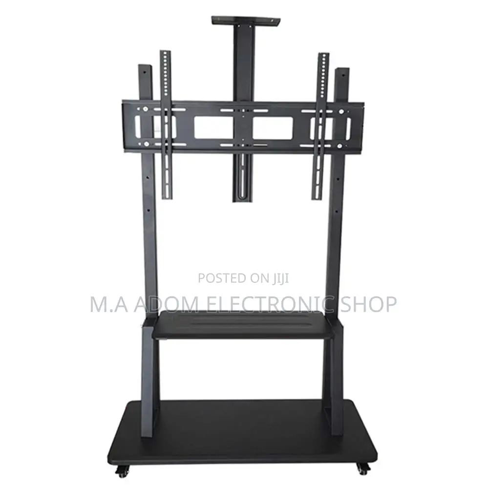 Mobile Tv Stand for Heavy Large Screen Tv Between 50”-75”