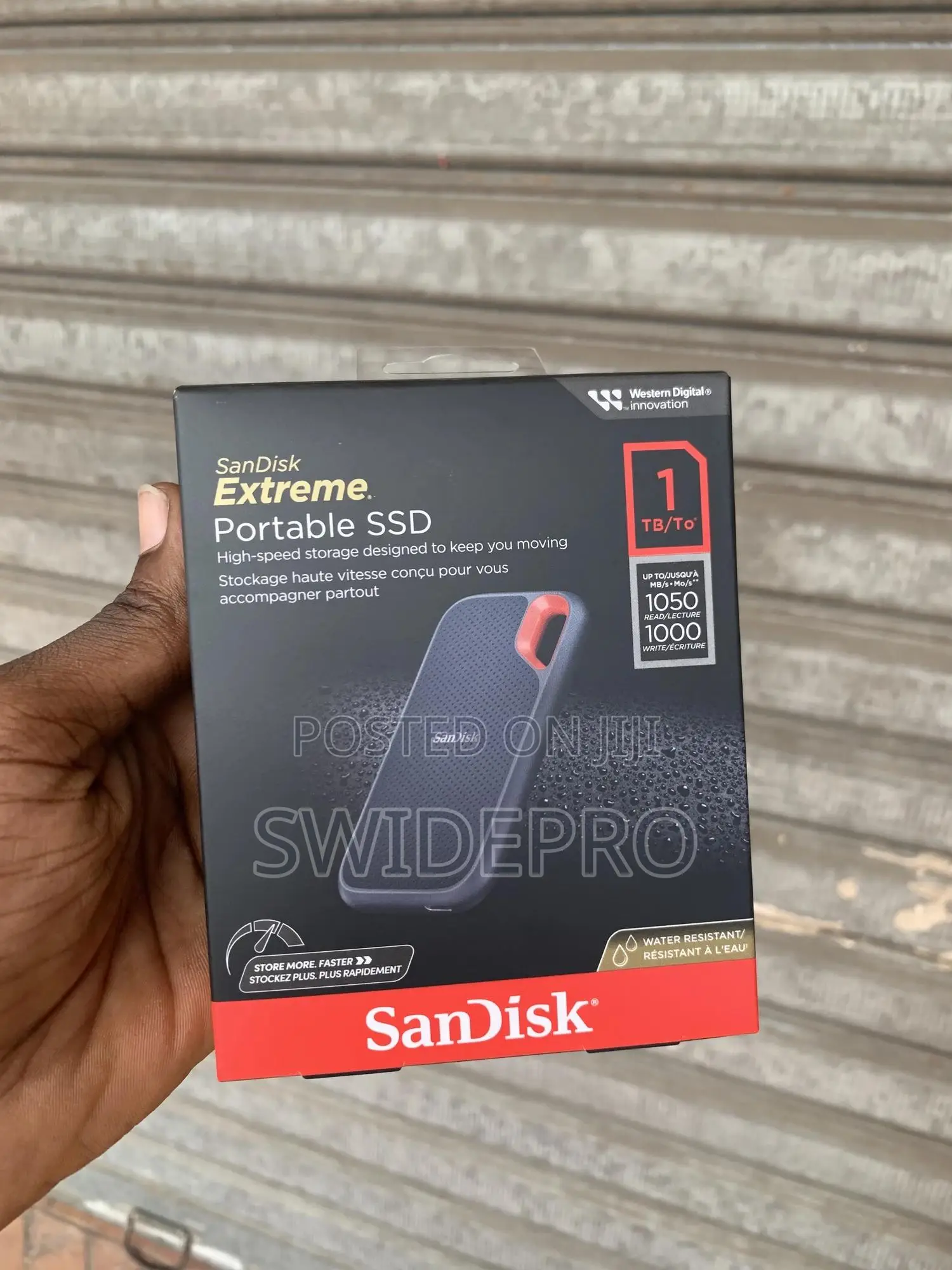 Sandisk Extreme 1tb Usb-C Portable External SSD + 1050mb/S