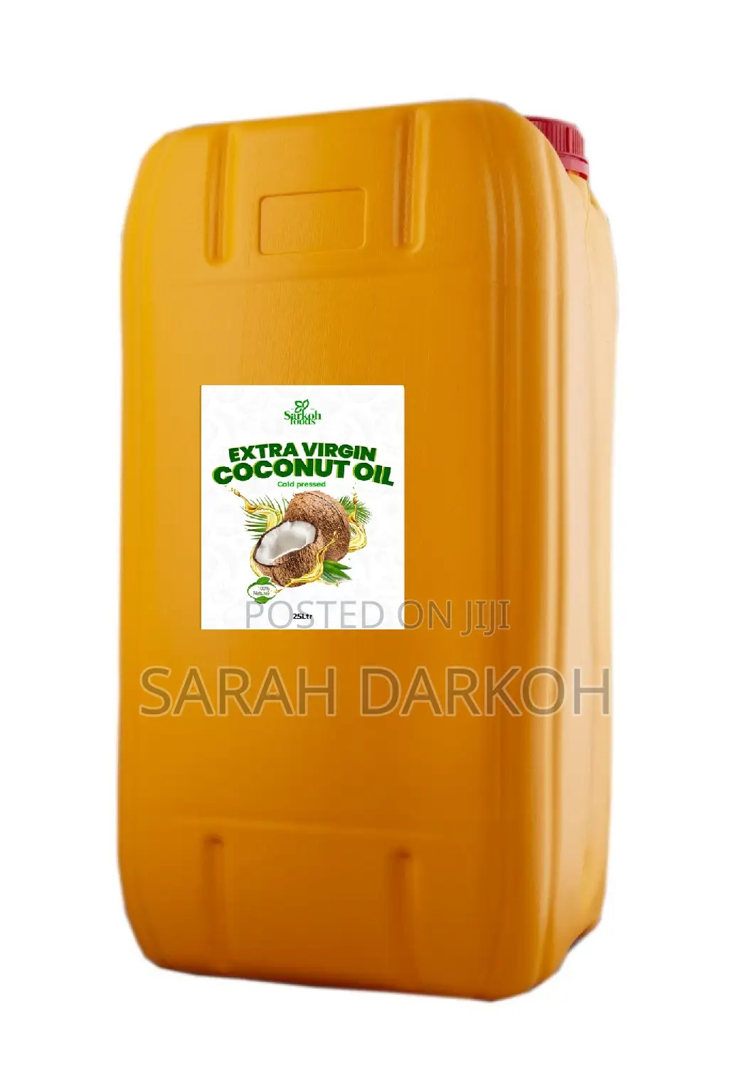 Extra Virgin Coconut Oil(Cold Pressed) 25 Liters