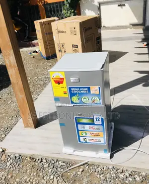 Boxed Nasco Topfreezer Gray Nasf2-120 Doubedoor Fridge