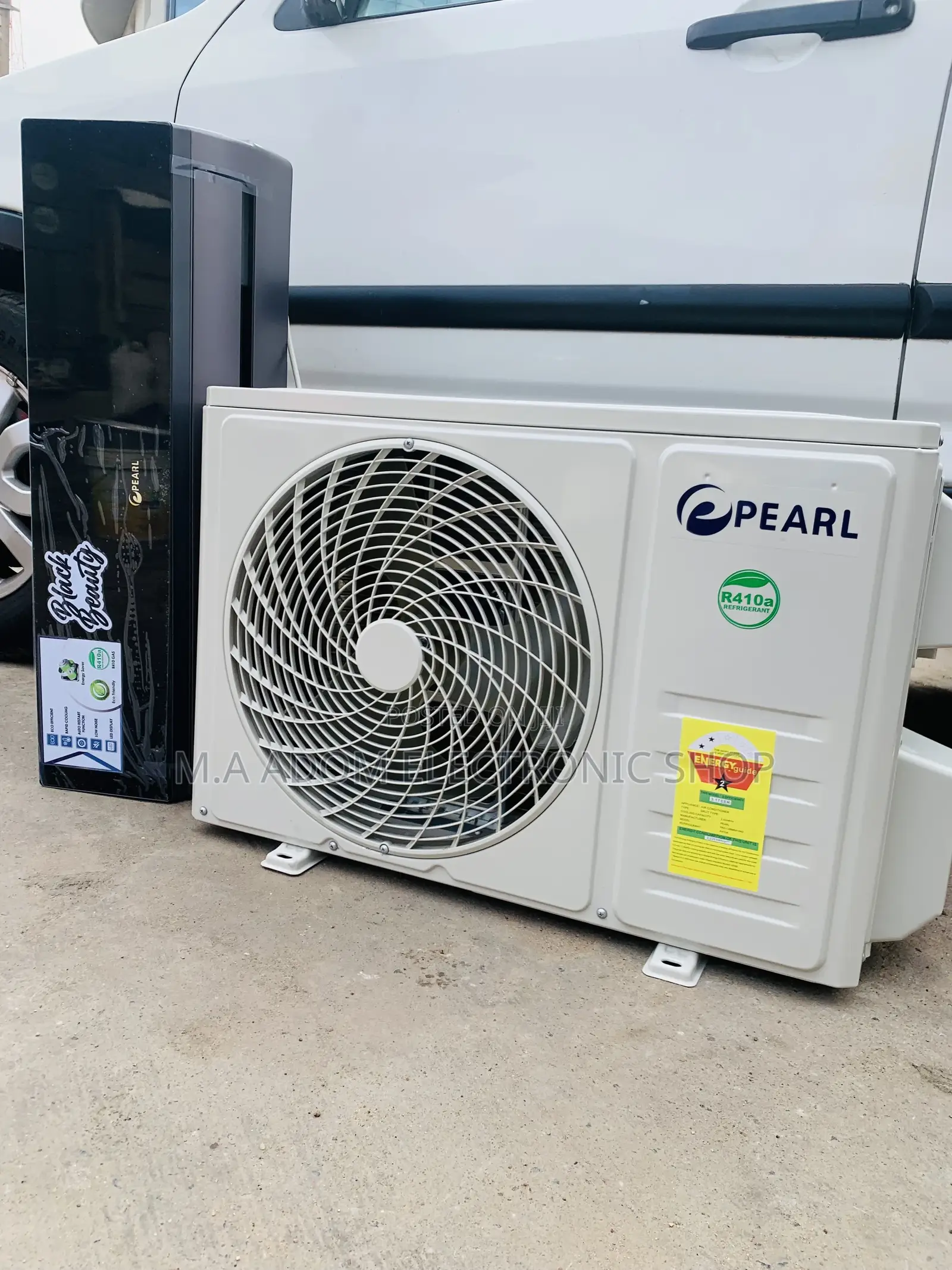 Original Pearl 1.5 Black Mirror Finishing R410 Gas Air Condi