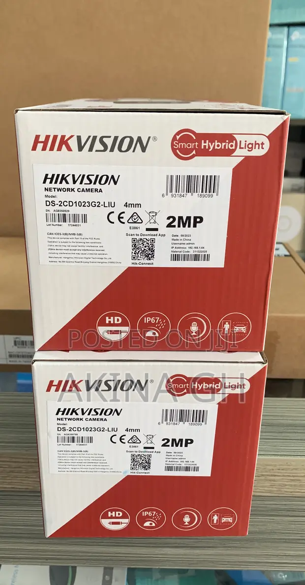 Hikvision 2mp Hybrid Color Ip Camera Ds-2cd1023g2-Liu 2