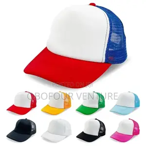 Photo - TWO-TONE Trucker Hat Mesh Back Snapback Baseball Cap Solid.