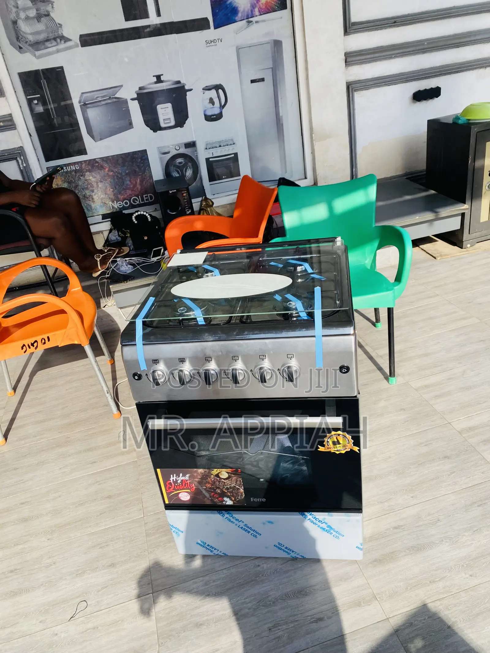 Adorable Ferre 60x60 Auto Ignition,Auto Rotisserie 4 Cooker