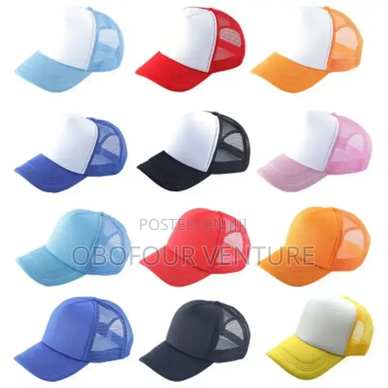 TWO-TONE Trucker Hat Mesh Back Snapback Baseball Cap Solid.