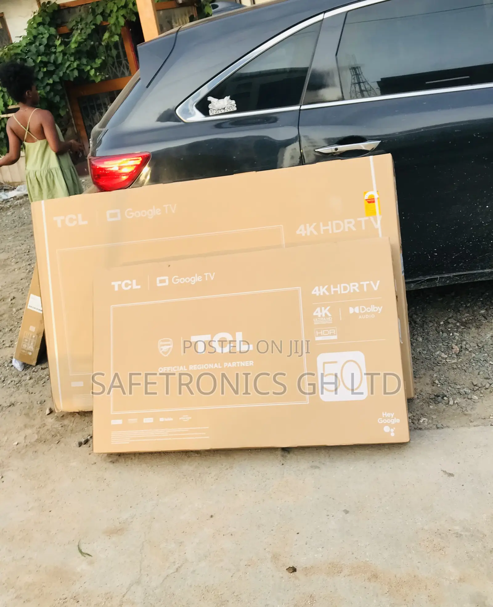 50 Inches Glossy Led Electric Black Smart Full HD TCL Tv