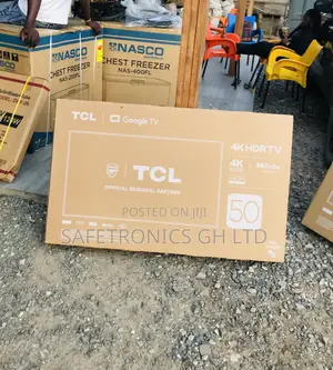 Led Glossy TCL Smart 50 Inches Black Electric Full HD P635