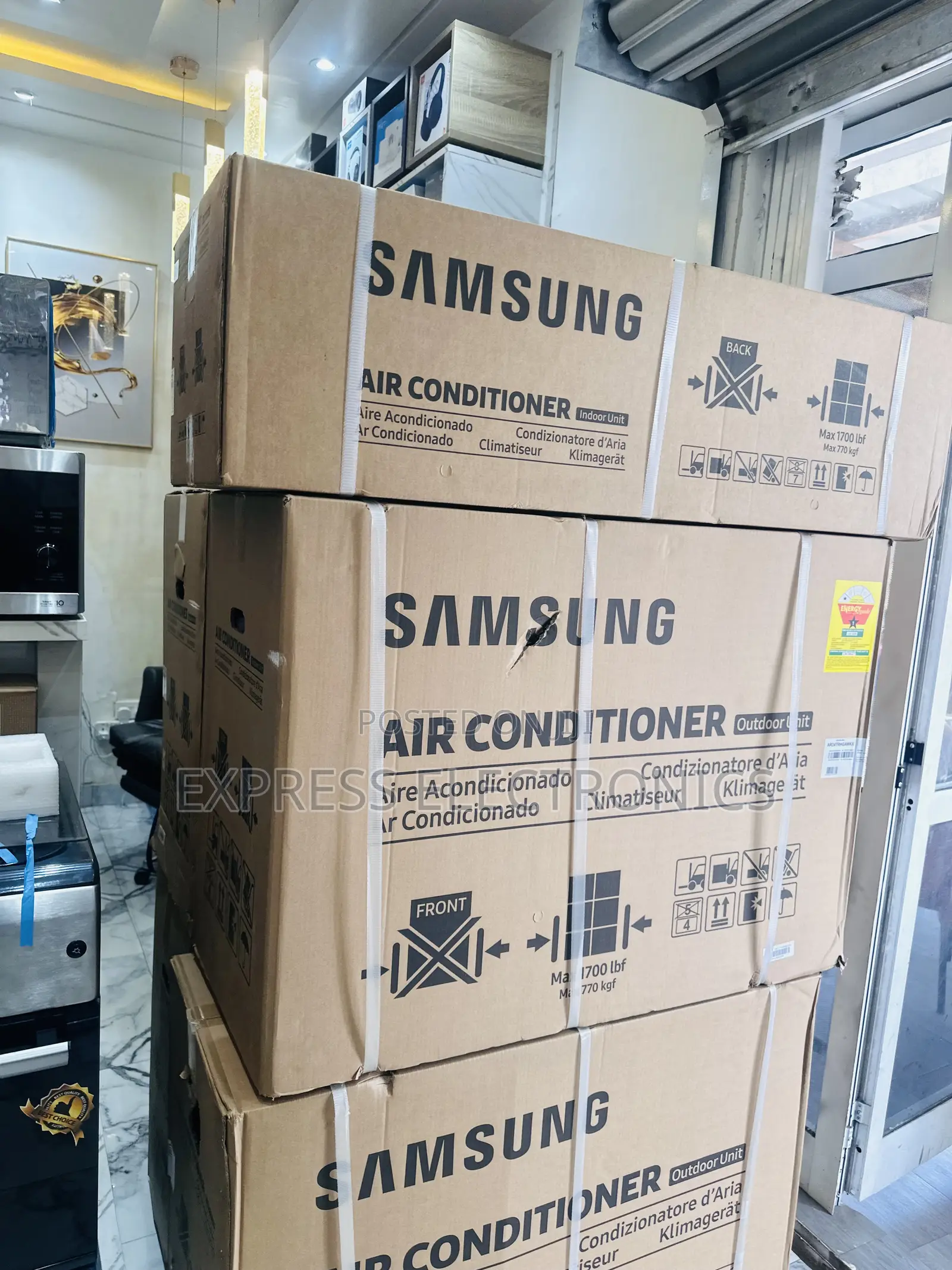 Eco Friendly System Split R410 Gas Samsung 2.5hp AC