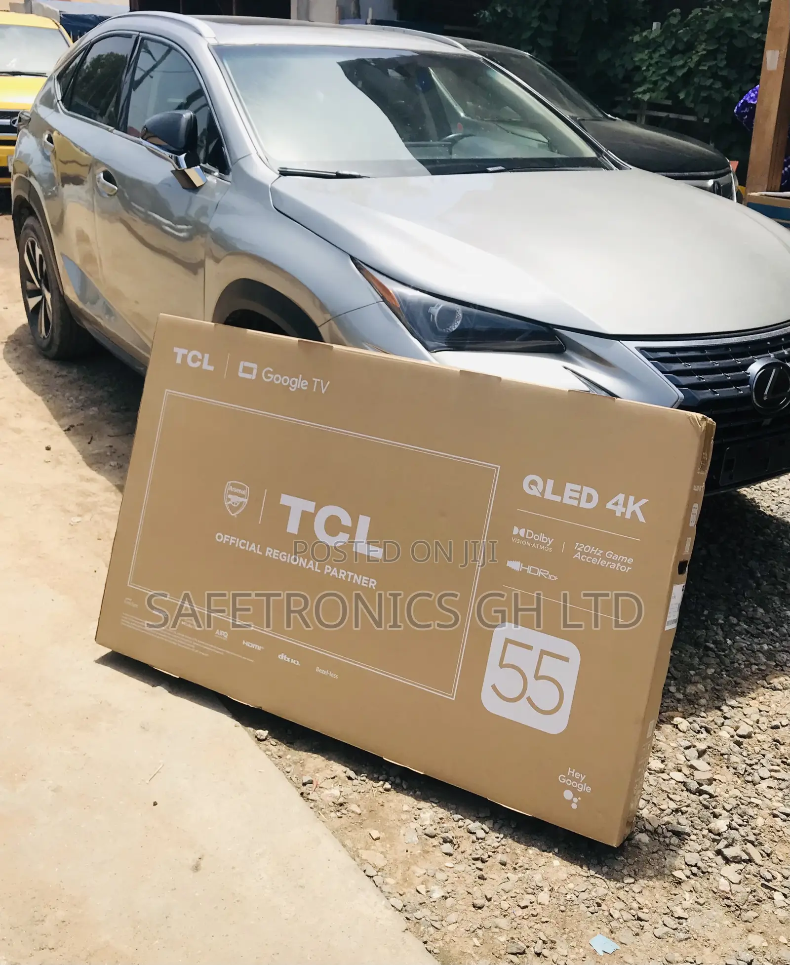 TCL Glossy Smart Qled C645 Black Electric Tv