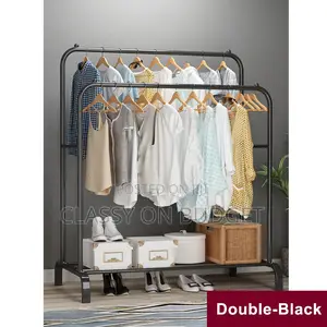 Multipurpose Clothes Rack With Shoe Rack
