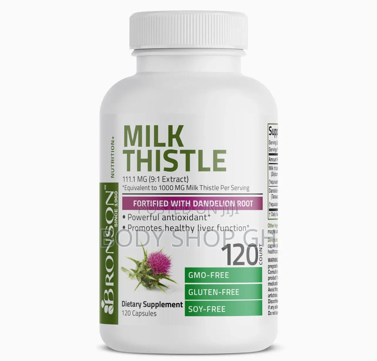 Milk Thistle + Dandelion Root for Liver Health and Detox 