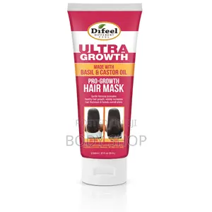 Ultra Growth Basil Castor Oil Pro Growth Hair Mask 8 Oz.