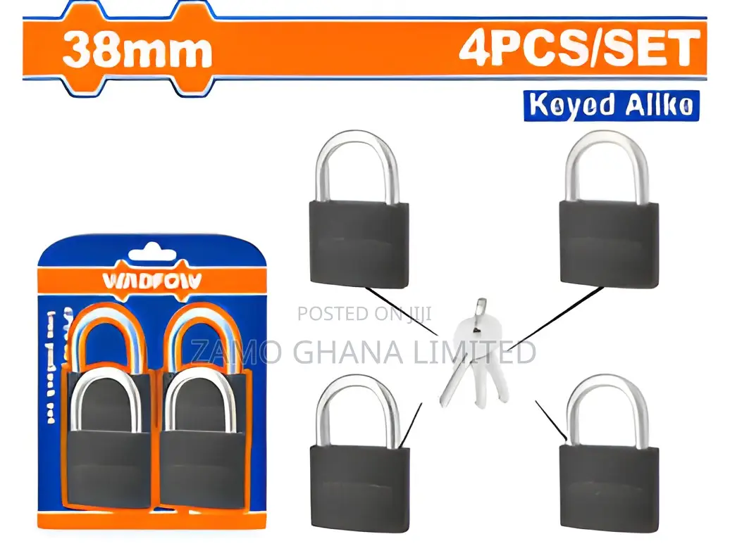 4pcs Key-Alike Iron Padlock Set - Wpd5444