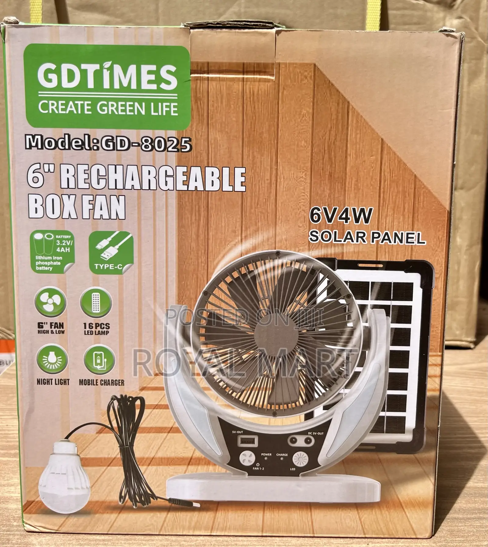 Rechargeable Fan