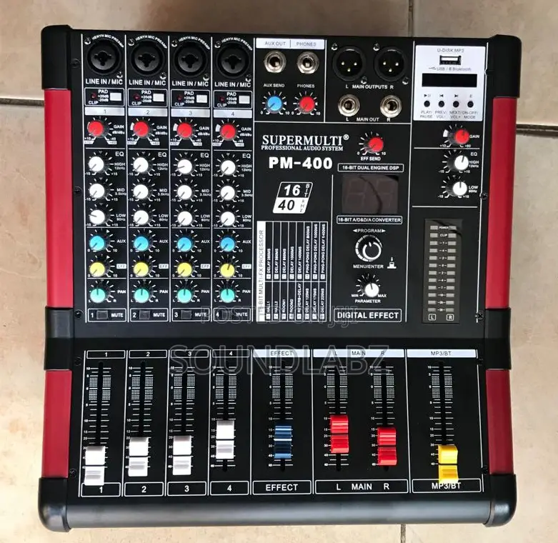 Supermulti PM400 4channel Powered Mixer