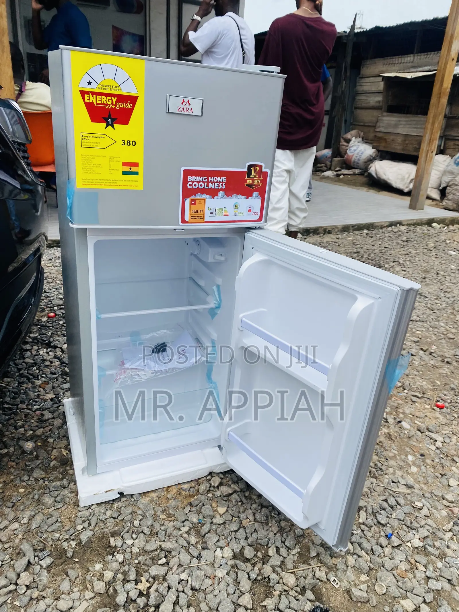Brand New Zara 135 KH Top Freezer Electric Fridge.