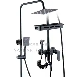 Black Elegant 4 in 1 Shower Set
