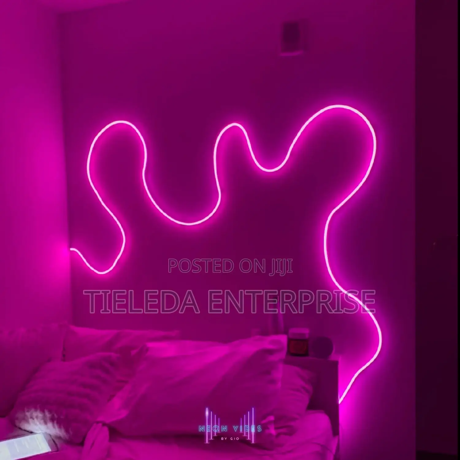 (978) 50meters Pink Neon Rope Light