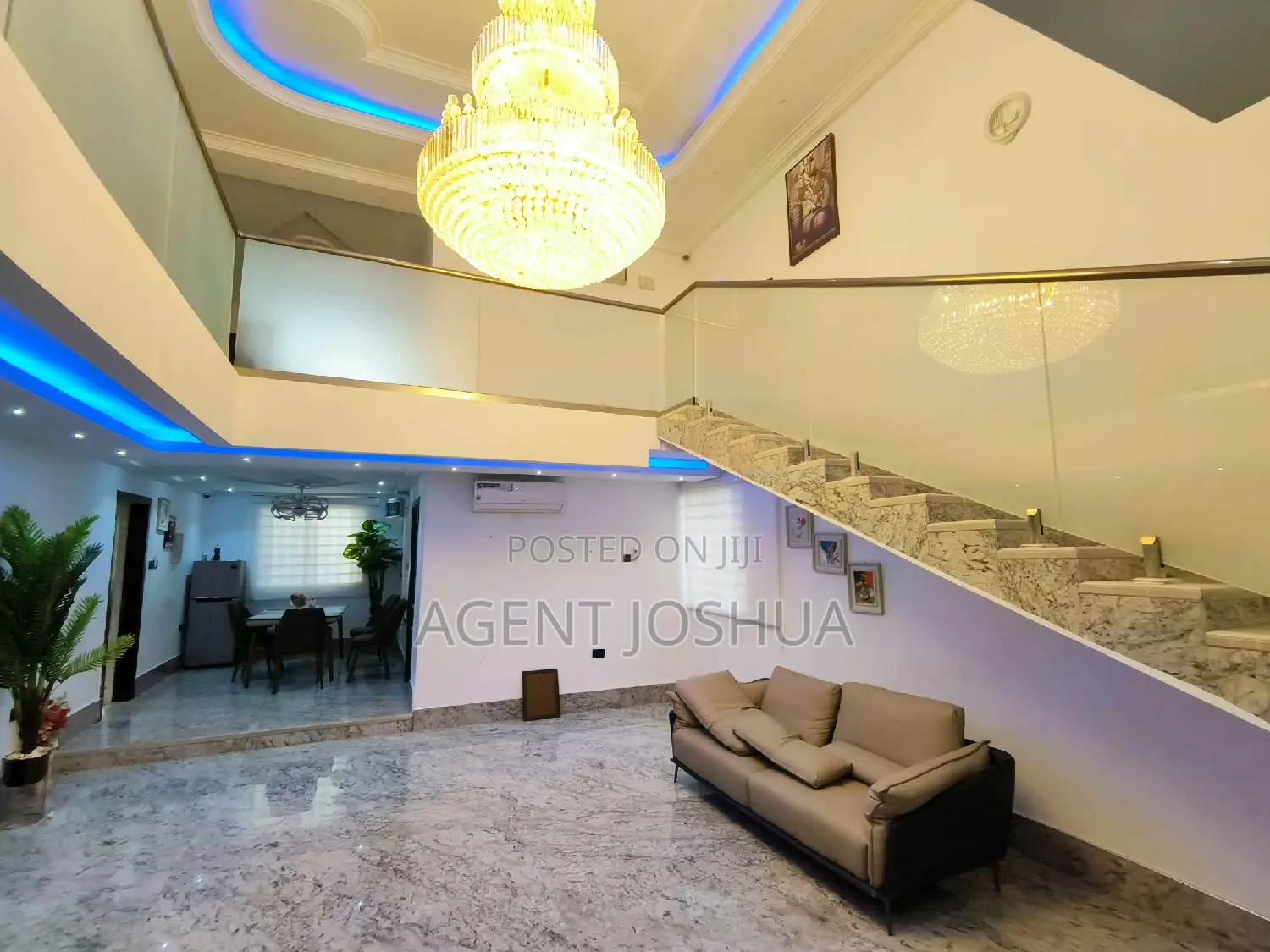 Furnished 4bdrm House in Marivielle Home, Spintex for rent
