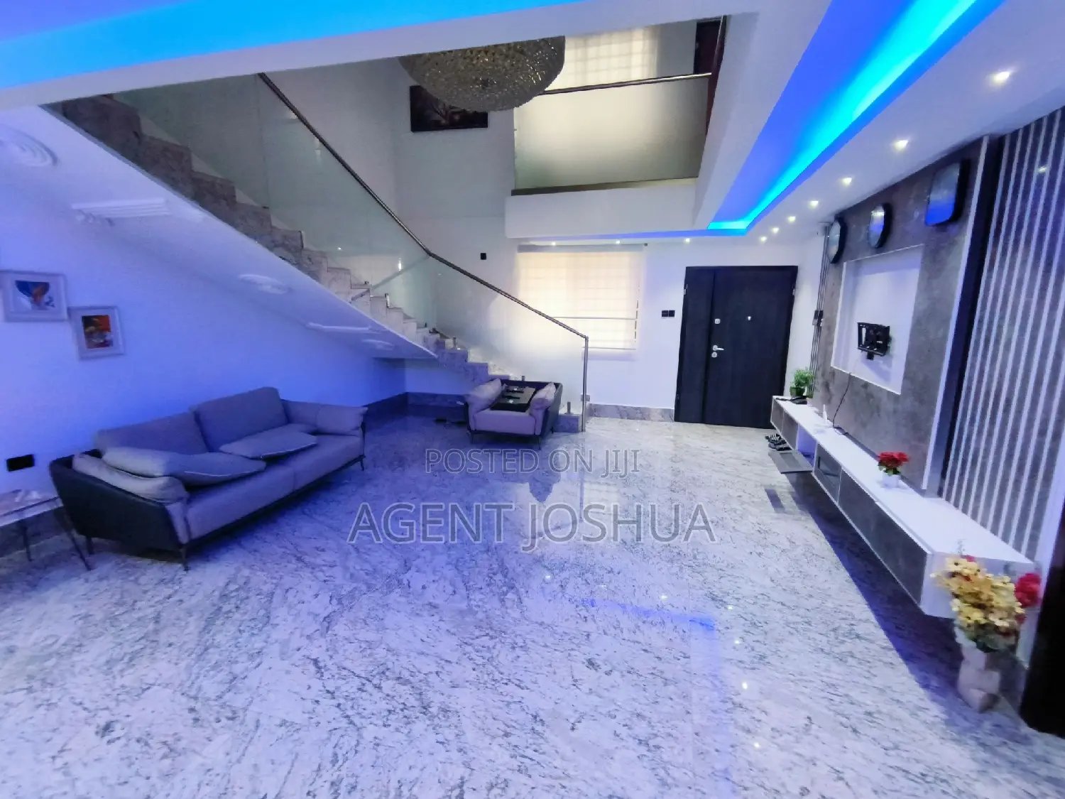Furnished 4bdrm House in Marivielle Home, Spintex for rent