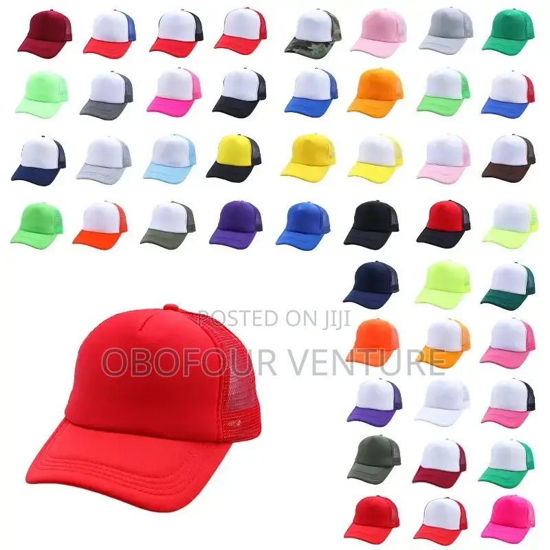 TWO-TONE Trucker Hat Mesh Back Snapback Baseball Cap Solid.