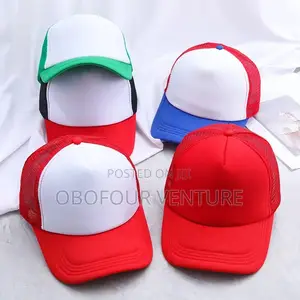 Photo - TWO-TONE Trucker Hat Mesh Back Snapback Baseball Cap Solid.