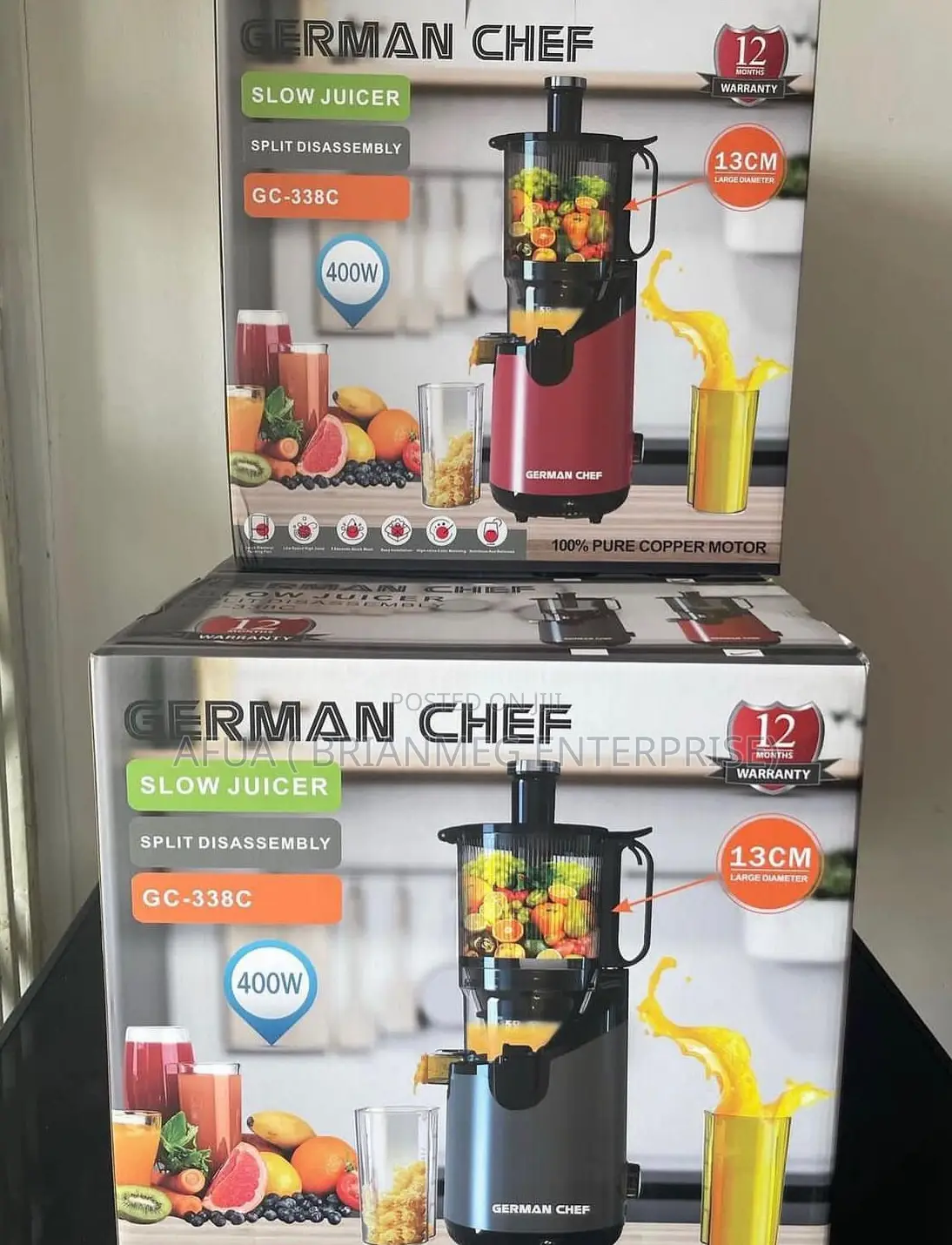 German Chef Slow Juicer