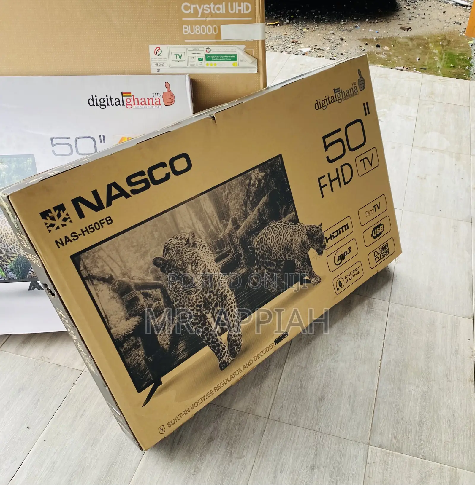Shop Classic Nasxo 50 Inch Led Digital Satellite Tv,Black.