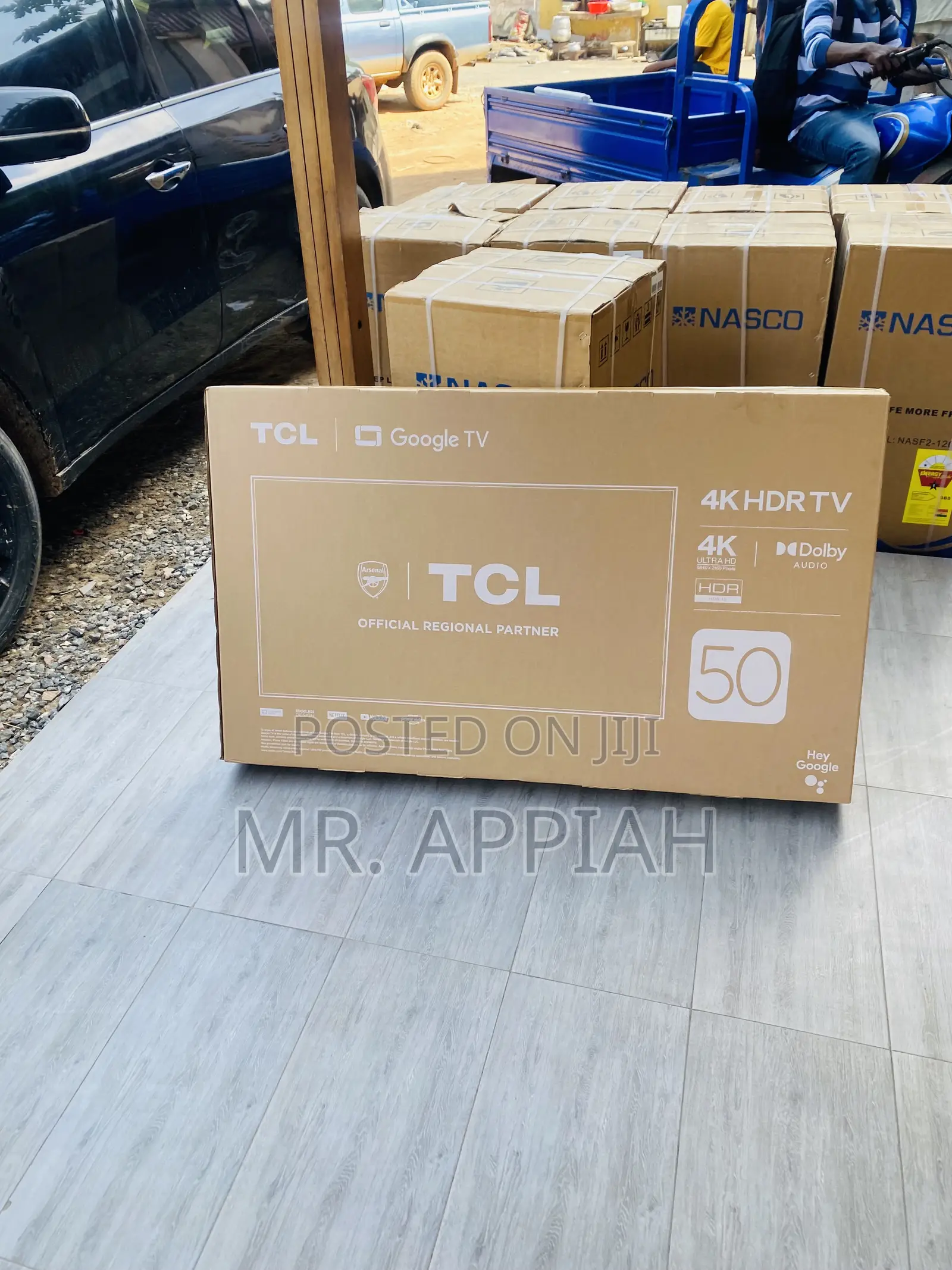 TCL Qled 50C645 Smart Android Television(Black).