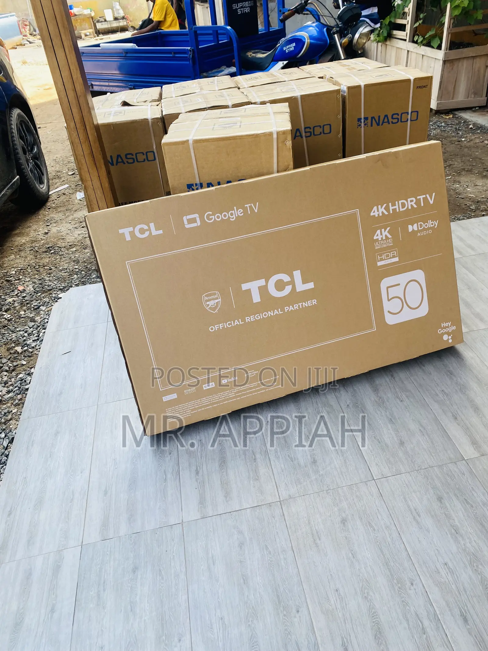 TCL Qled 50C645 Smart Android Television(Black).