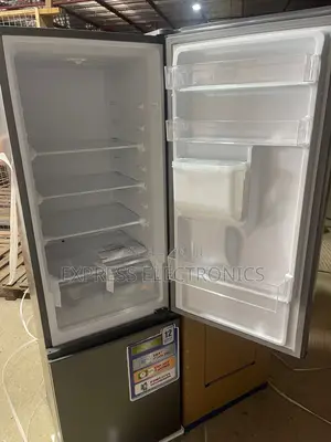New Grey Fridge Double Door Nasco 268L