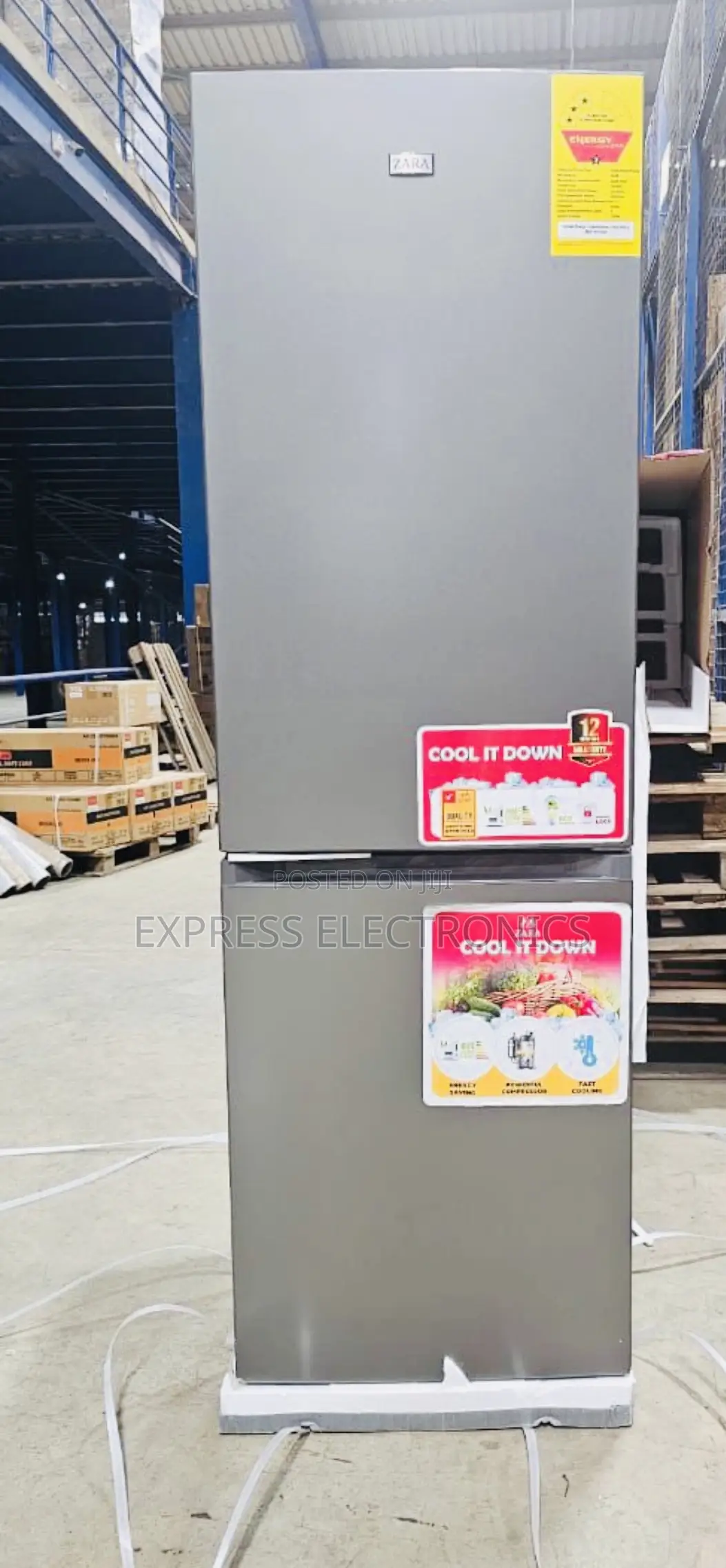 300L Fridge Zara Double Door