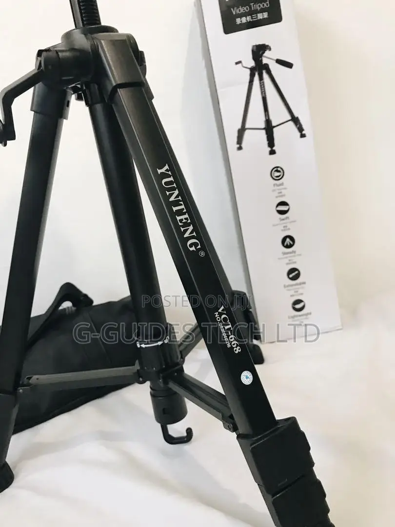 VCT-668 Professional Tripod STAND for Phone and DSLR Camera
