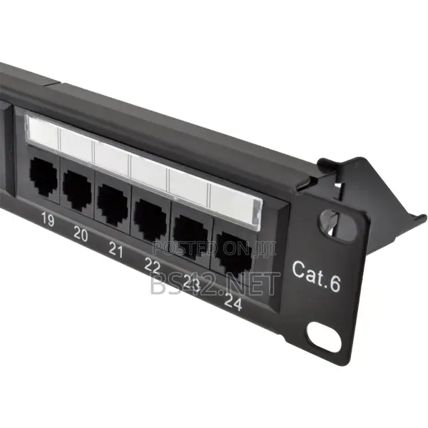 High Quality 19 Inches Utp Cat6 24 Port Patch Panel