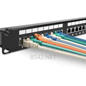 High Quality 19 Inches Utp Cat6 24 Port Patch Panel