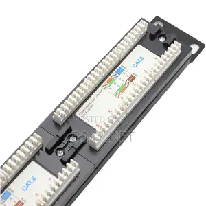 High Quality 19 Inches Utp Cat6 24 Port Patch Panel