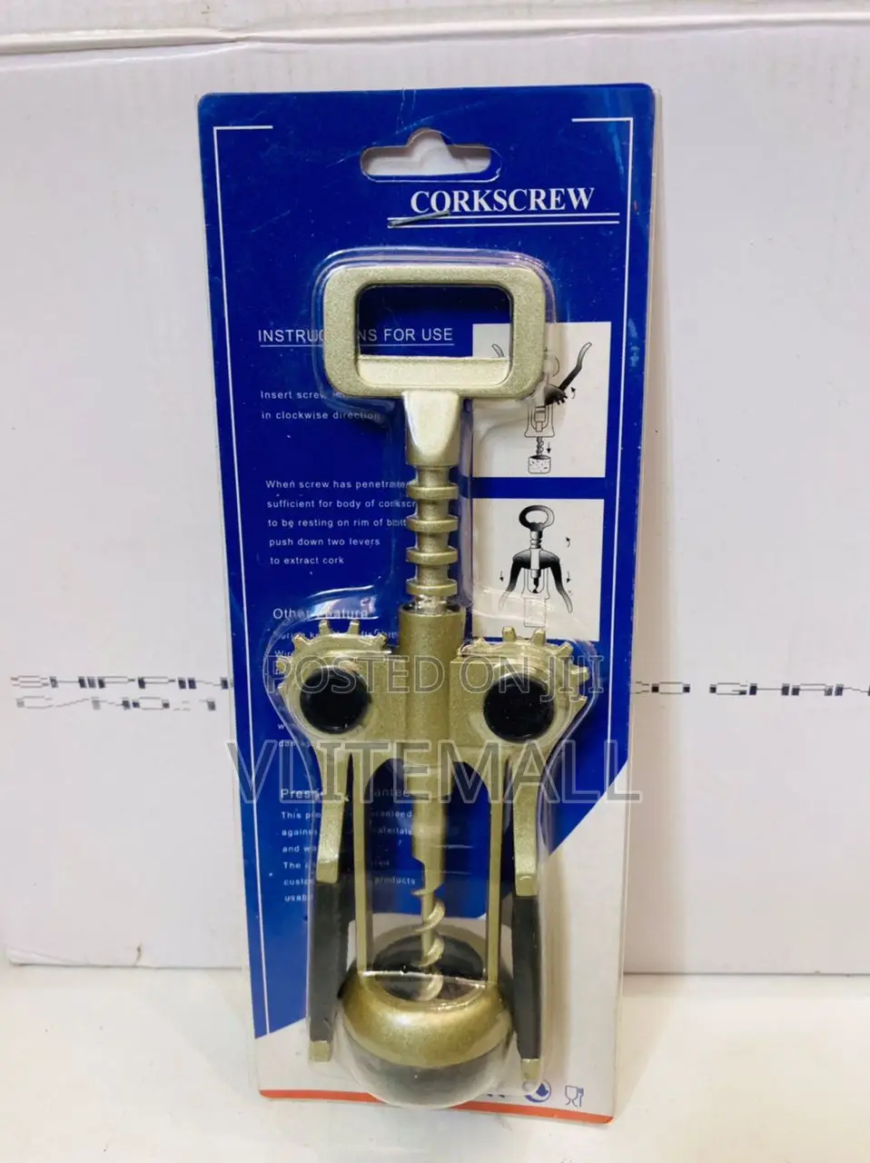 Corkscrew Wine Bottle Opener