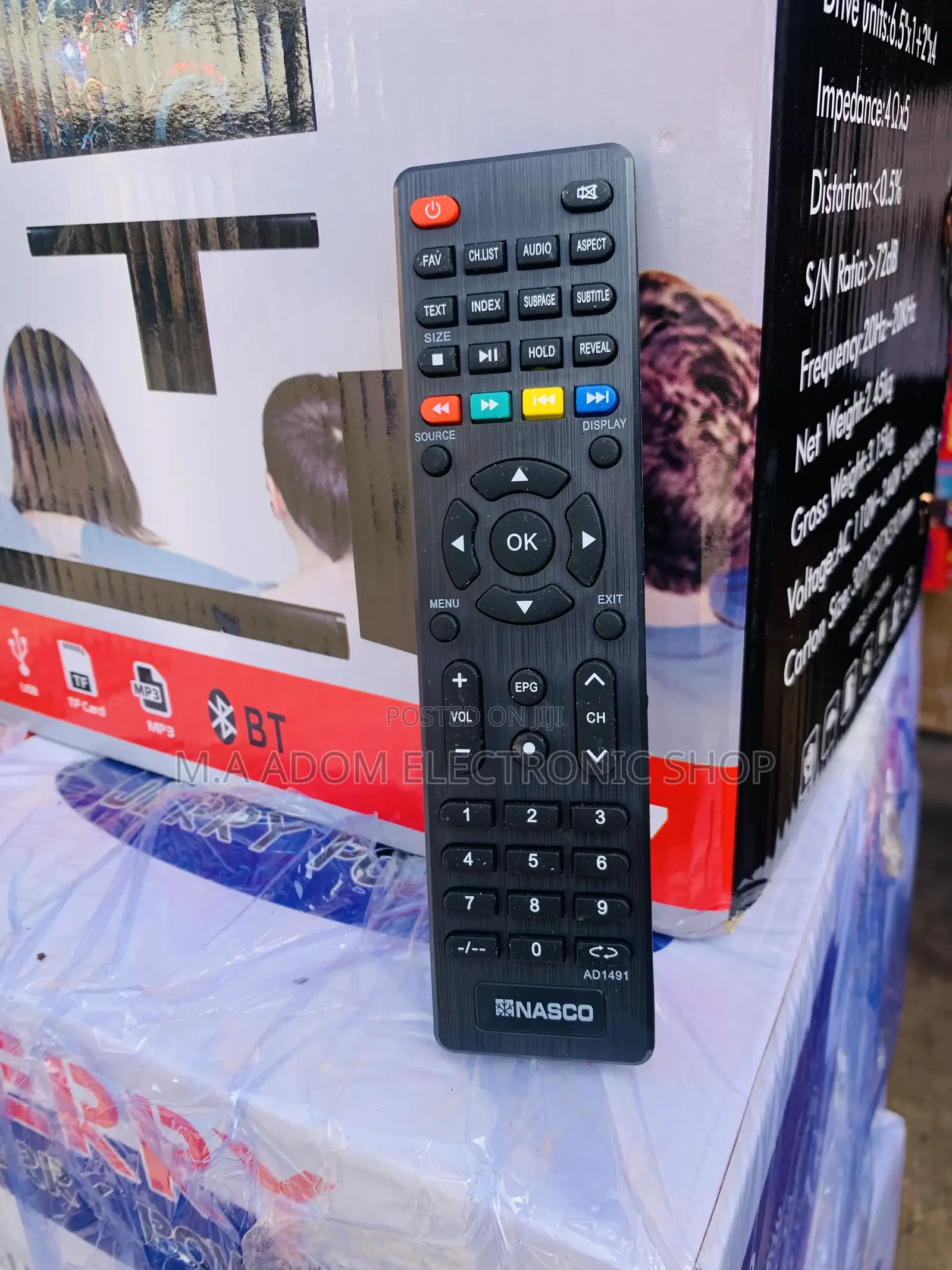 Nasco Tv Remote