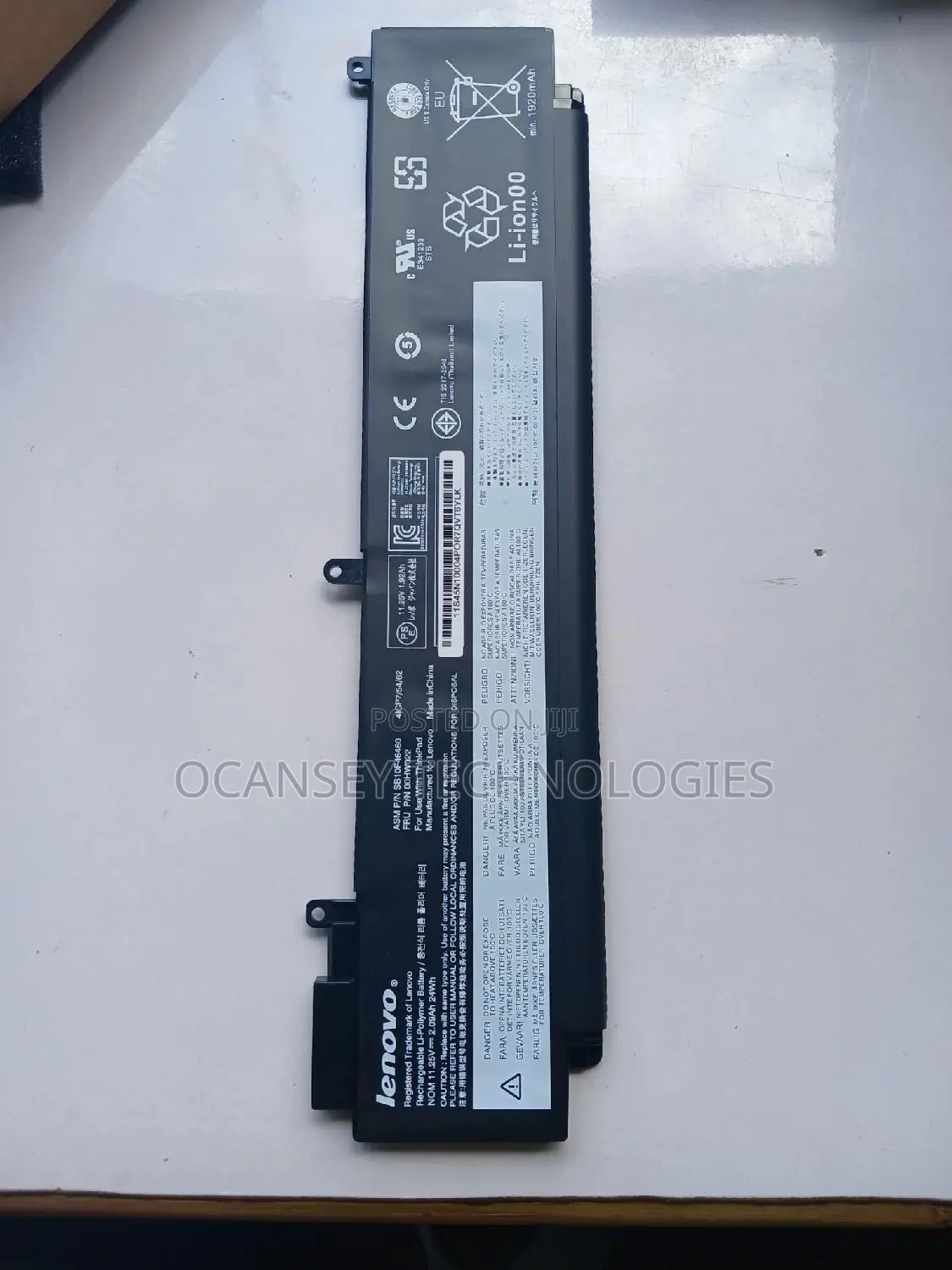 Original Lenovo 00hw022 Laptop Battery for T460s T470s