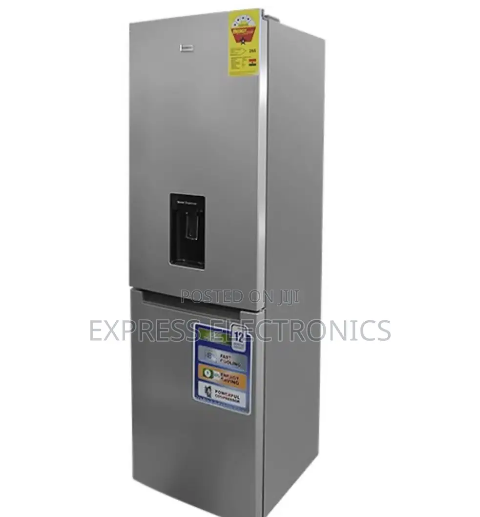 Authentic New Grey Double Door With Dispenser 300L