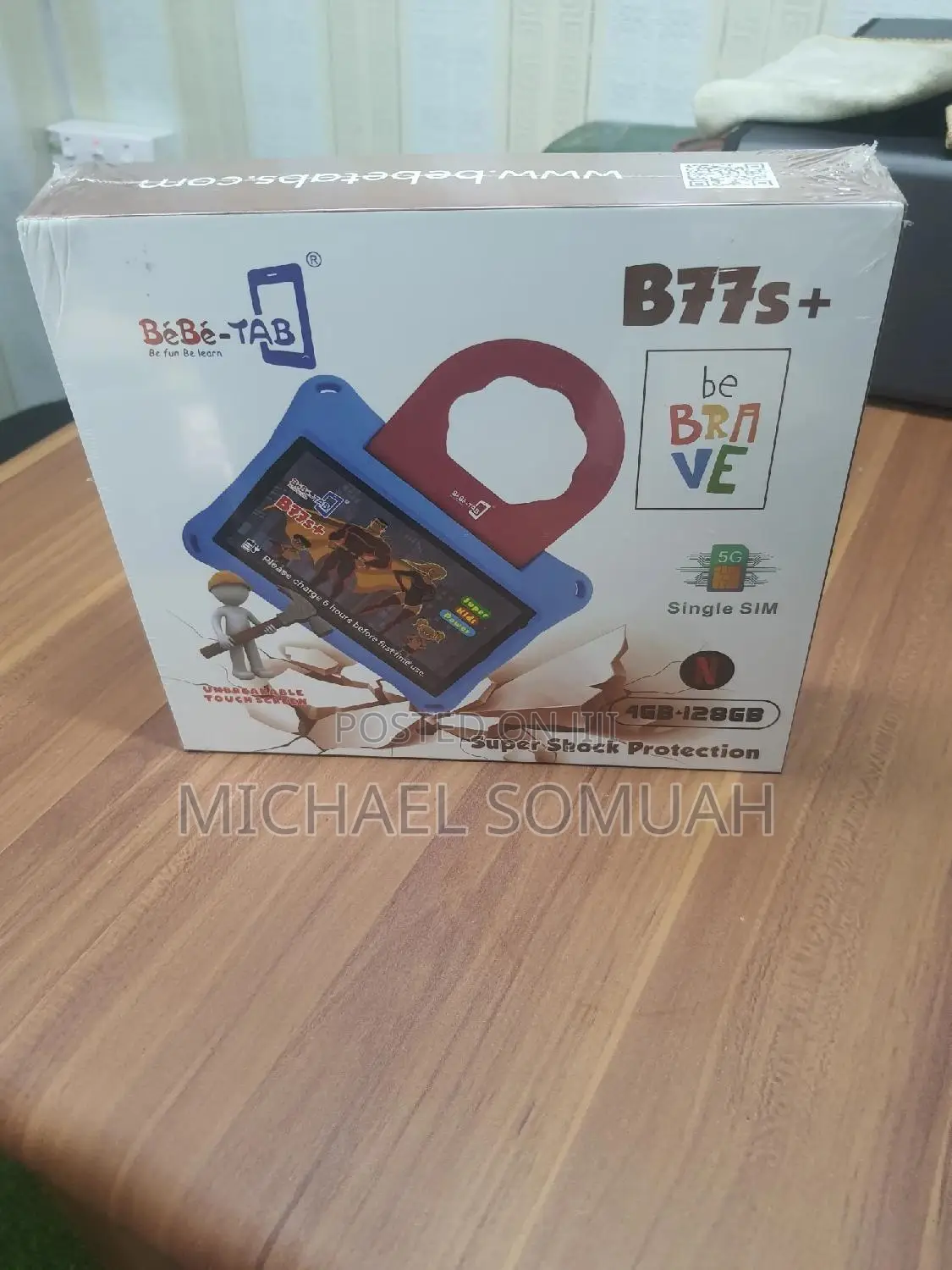 New Bebe B77s Plus 128 GB White