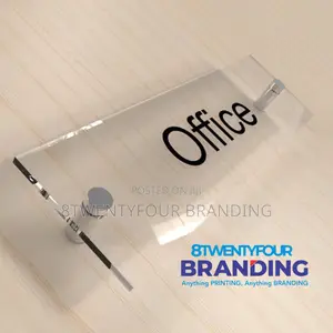 Acrylic Executive Door Sign 2x10 Inches