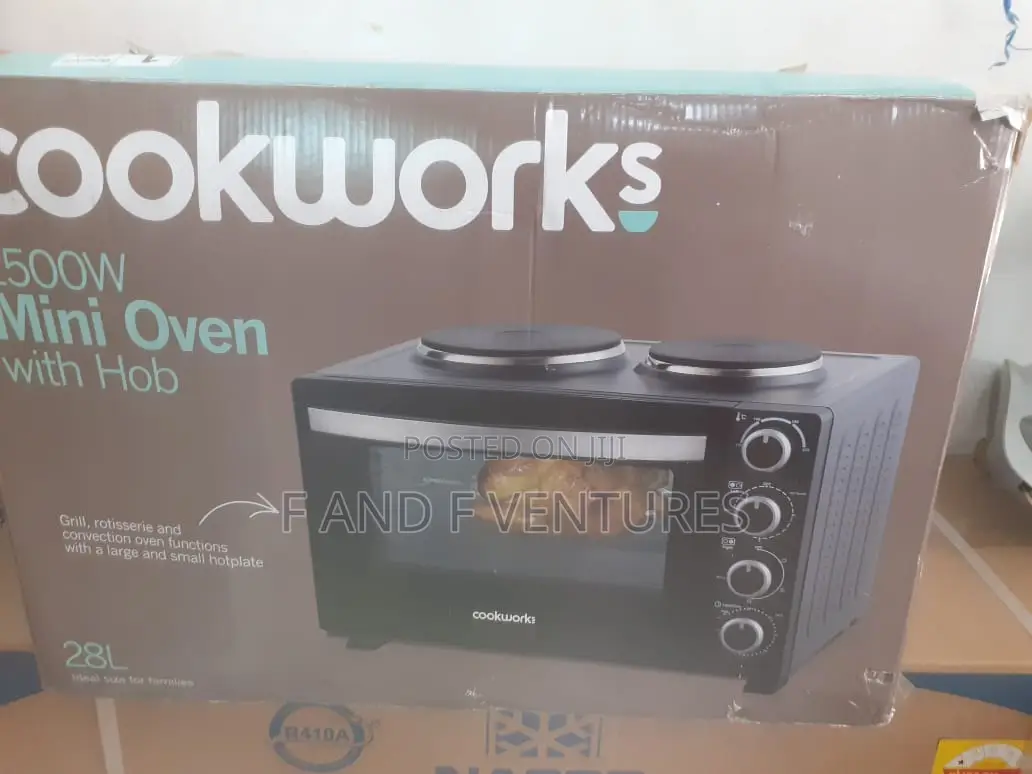 Cookworks Oven With Hobbs- Uk