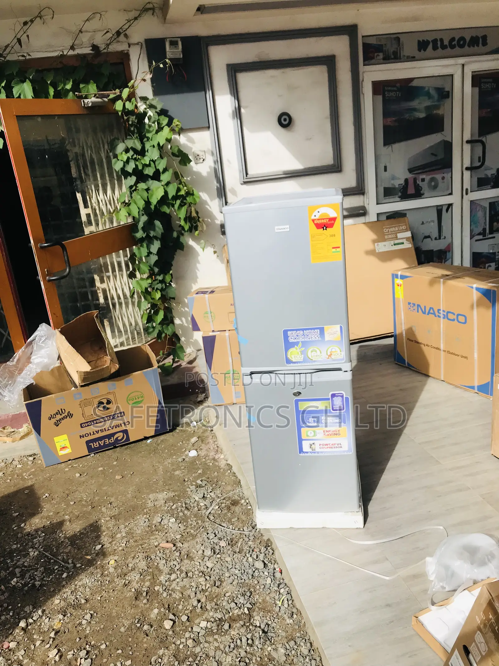 Gray Quality Nasco Bottomfreezer Doubedoor Nasd2-20 Fridge