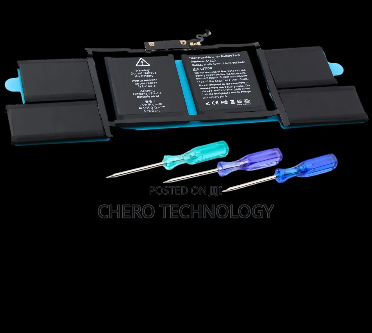A1820 Battery for Macbook Pro 15" (Late 2016, Mid 2017)