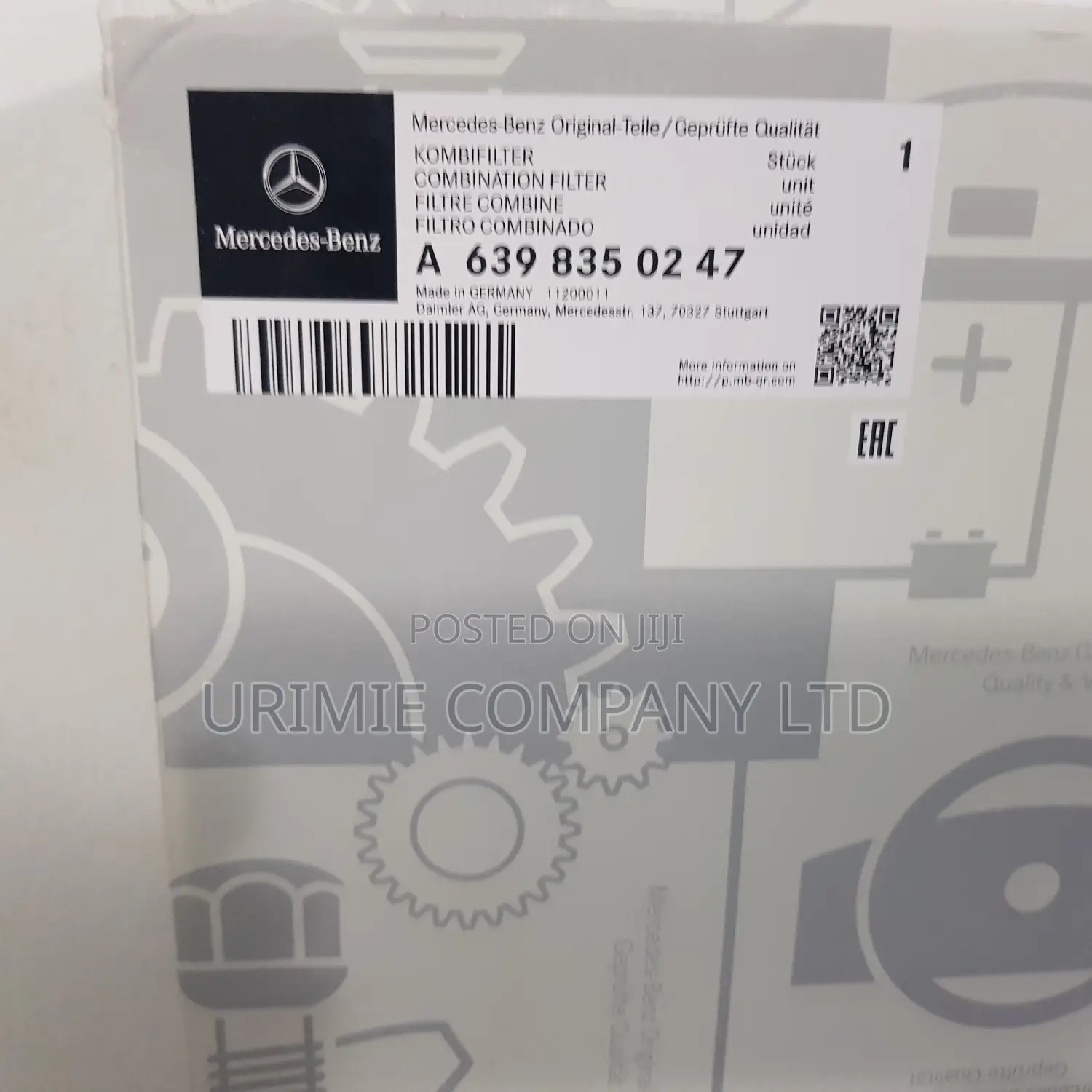 Mecedes Benz Vito/Viano W639 Car Cabin Air Filter