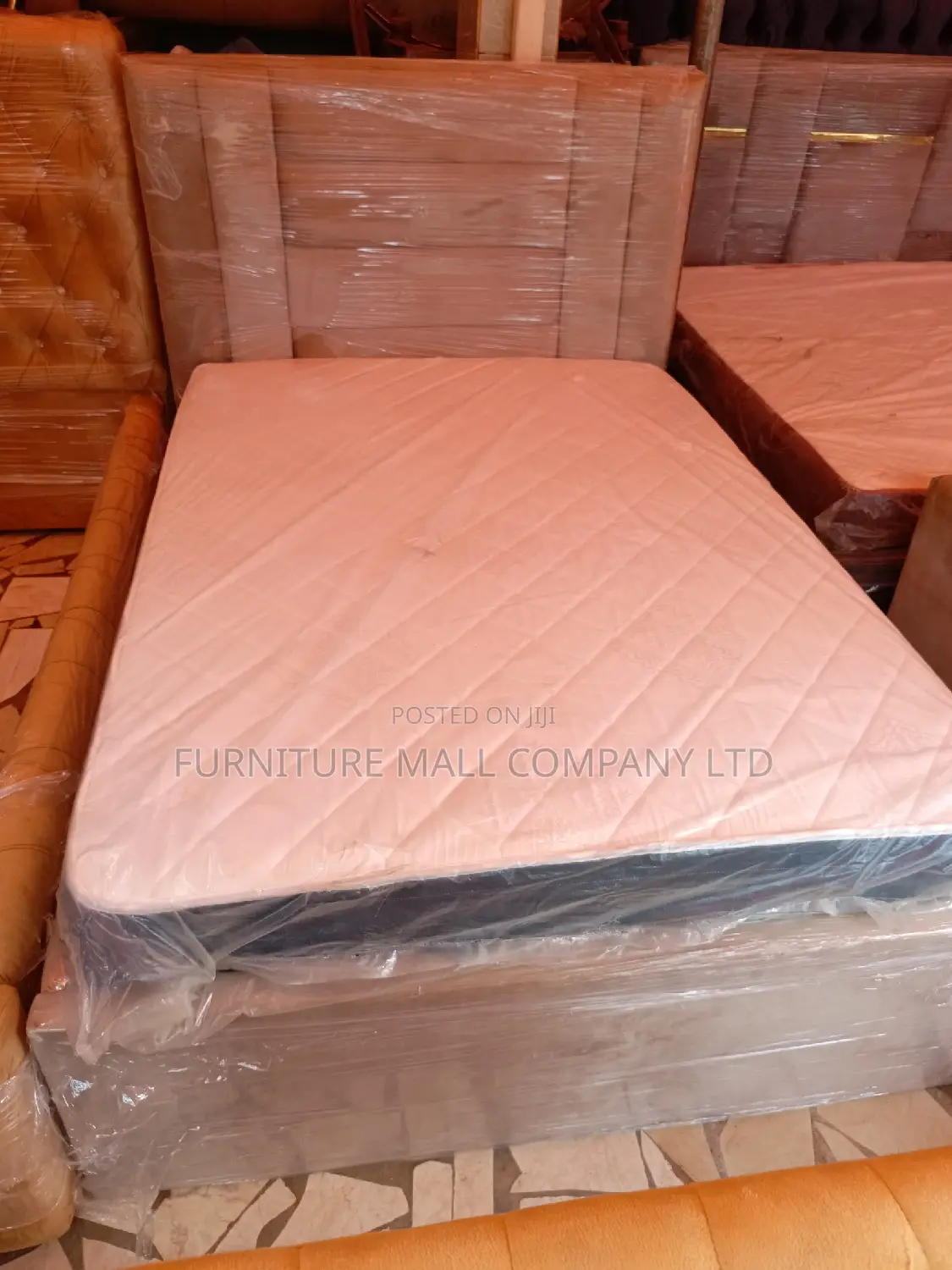 Double Bed With Mattress . Free Delivery