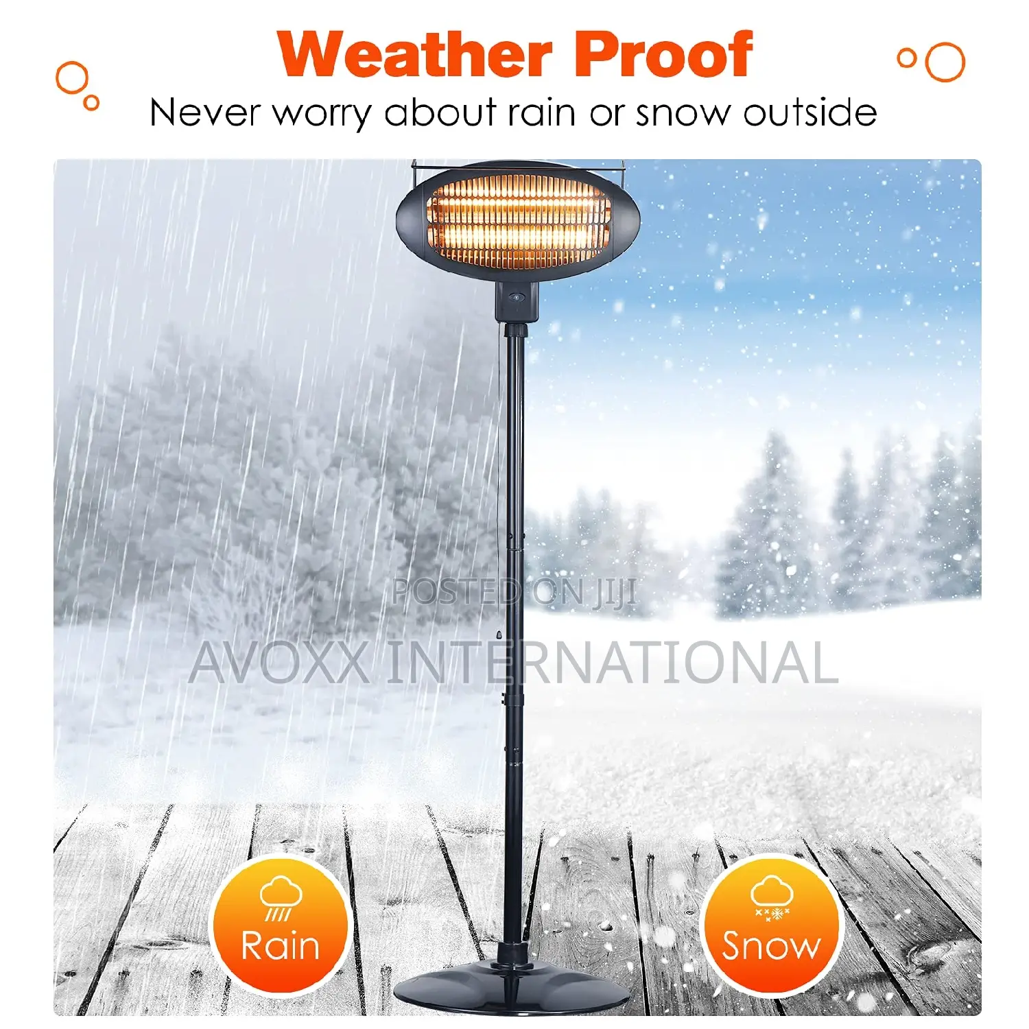 Air Choice Patio Heater for Outdoor Indoor HCH-1500